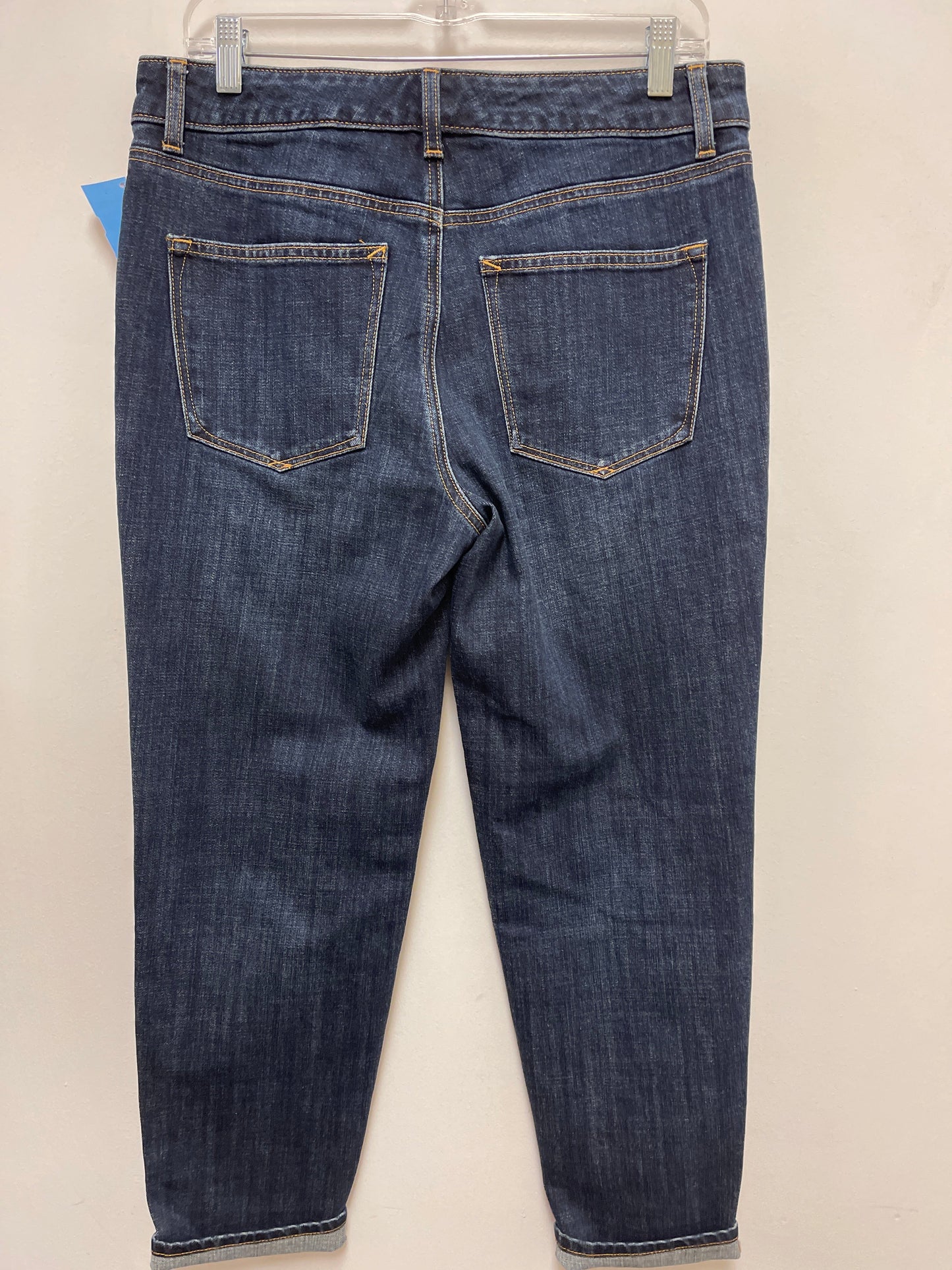 Jeans Straight By Talbots In Blue Denim, Size: 6