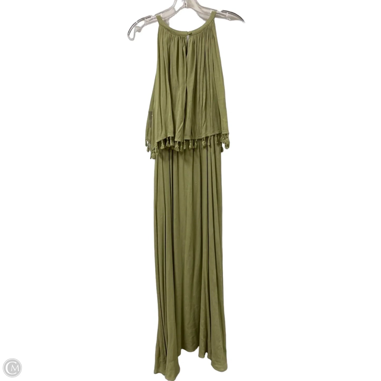 Dress Casual Maxi By C Luce In Green, Size: M