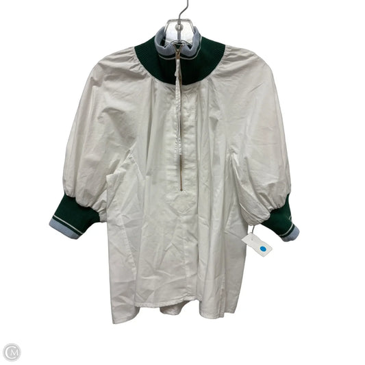 Top Short Sleeve By Maeve In White, Size: M
