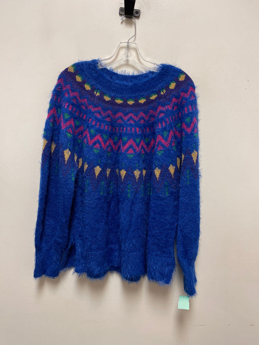 Sweater By Time And Tru In Blue, Size: L