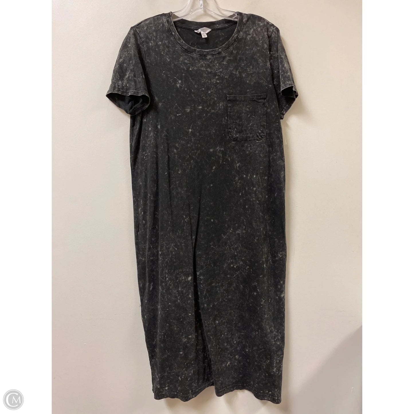 Dress Casual Midi By Time And Tru In Grey, Size: L