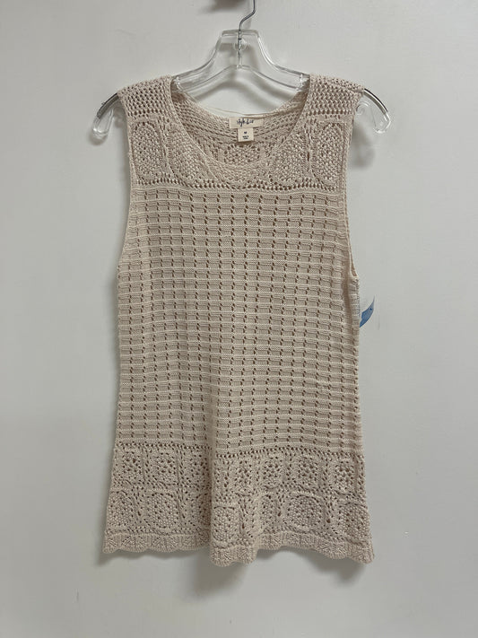 Top Sleeveless By Style And Company In Beige, Size: M