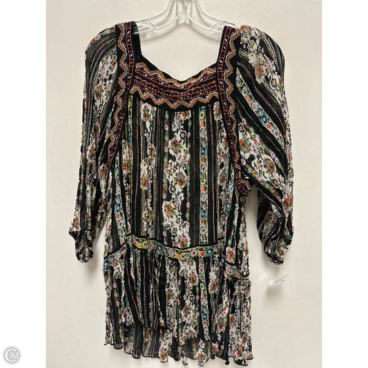 Tunic Long Sleeve By Free People In Multi-colored, Size: Xs