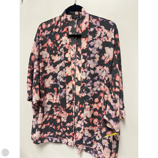 Kimono By Apt 9 In Grey & Pink, Size: L