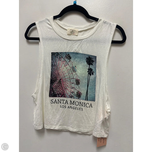 Top Sleeveless By Peaches N Cream In Cream, Size: M