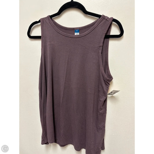 Top Sleeveless By Old Navy In Purple, Size: M