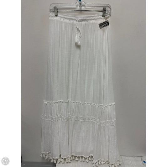 Skirt Maxi By Blue Rain In White, Size: 8
