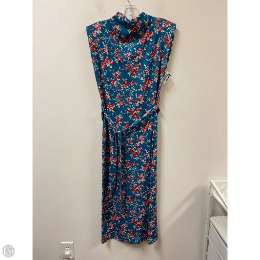 Dress Casual Maxi By Shein In Floral Print, Size: L
