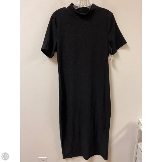 Dress Casual Midi By Shein In Black, Size: 1x