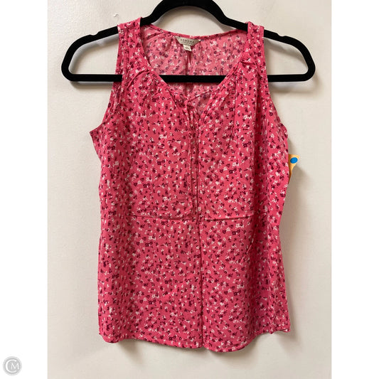 Top Sleeveless By Sonoma In Pink, Size: S