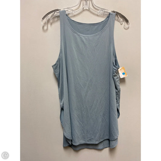 Athletic Tank Top By Clothes Mentor In Blue, Size: L