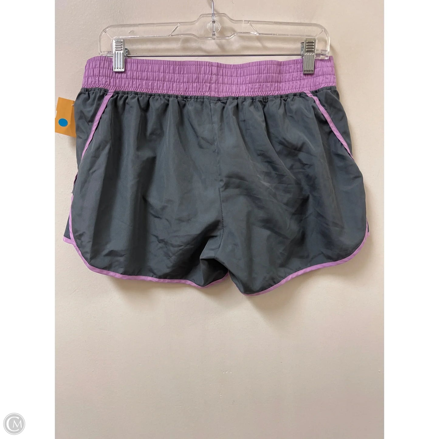 Athletic Shorts By Clothes Mentor In Grey & Purple, Size: M