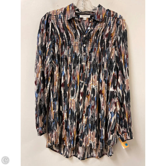 Tunic Long Sleeve By Beachlunchlounge In Multi-colored, Size: Xs