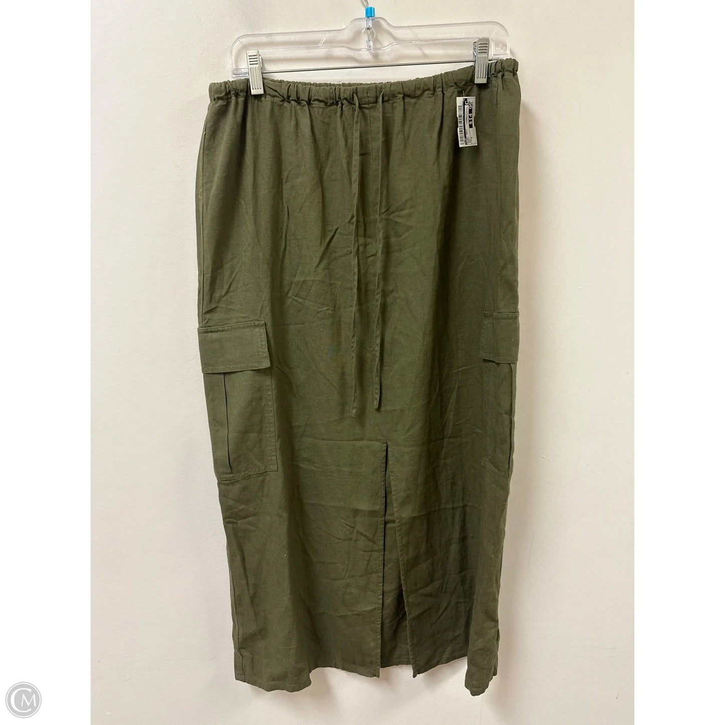 Skirt Maxi By Gap In Green, Size: 8