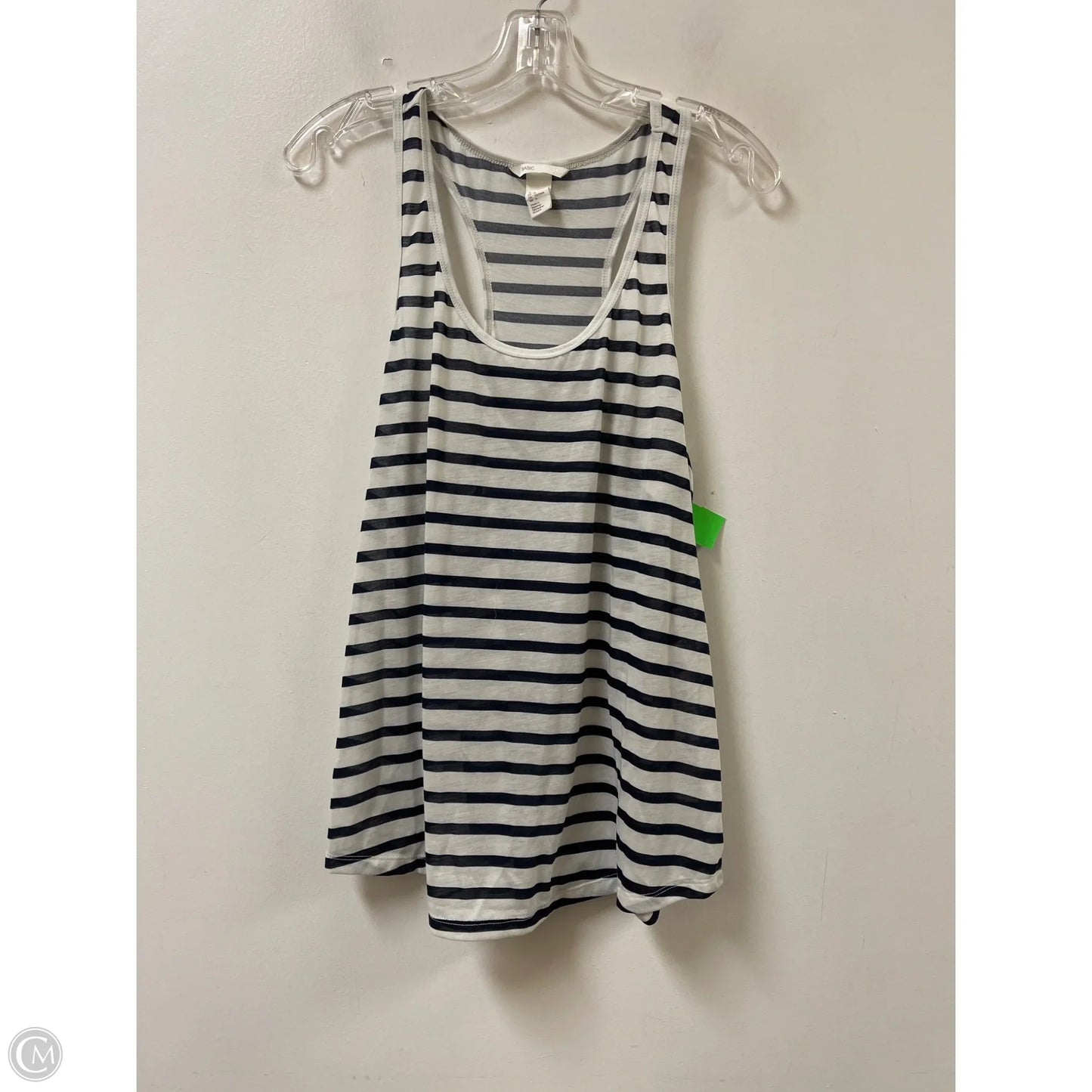 Tank Top By H&m In Striped Pattern, Size: L