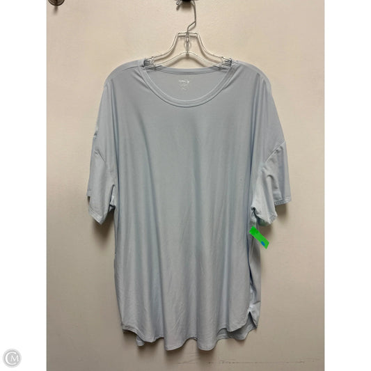Athletic Top Short Sleeve By Old Navy In Blue, Size: Xl