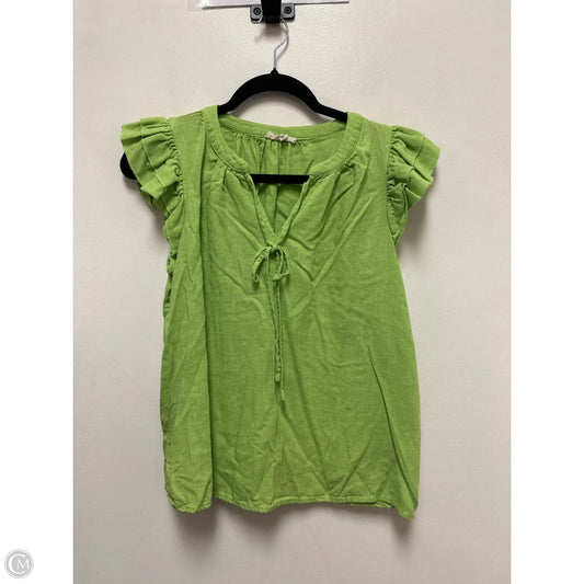 Top Short Sleeve By Easel In Green, Size: S