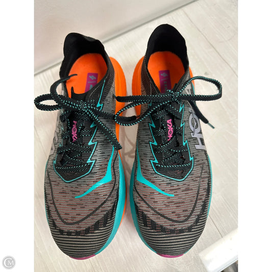Shoes Sneakers By Hoka In Blue & Orange, Size: 9