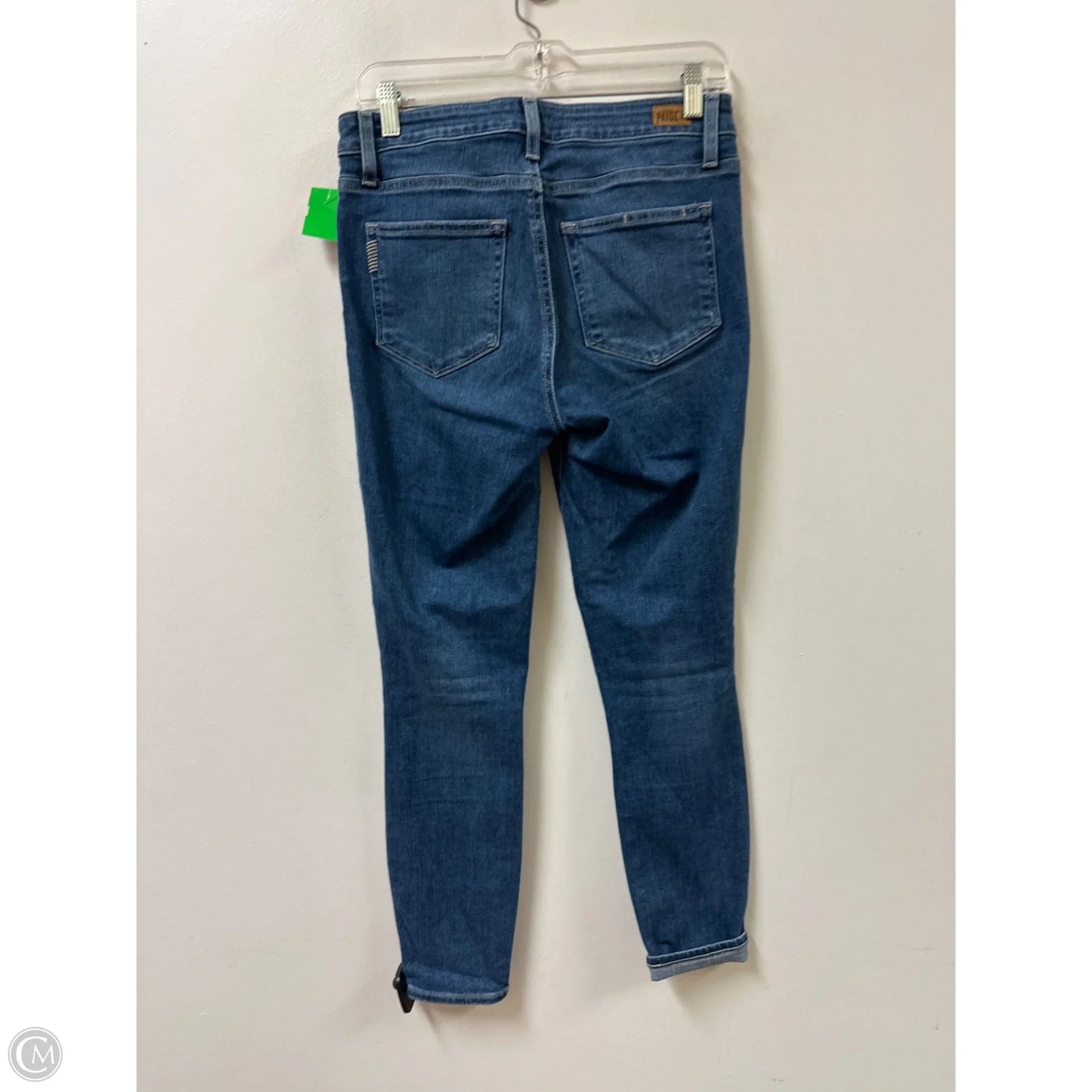 Jeans Skinny By Paige In Blue Denim, Size: 6