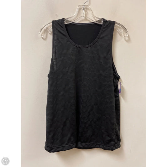 Athletic Top Short Sleeve By Clothes Mentor In Black, Size: S
