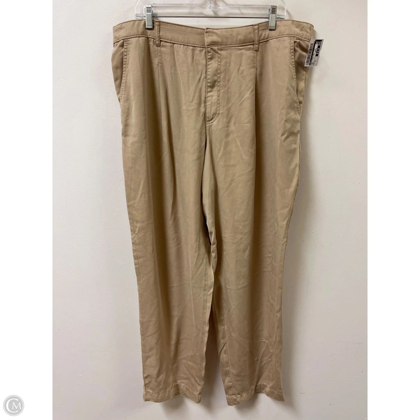 Pants Wide Leg By Loft In Tan, Size: 16