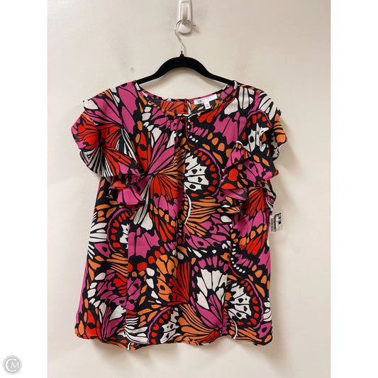 Top Short Sleeve By Dr2 In Multi-colored, Size: 1x