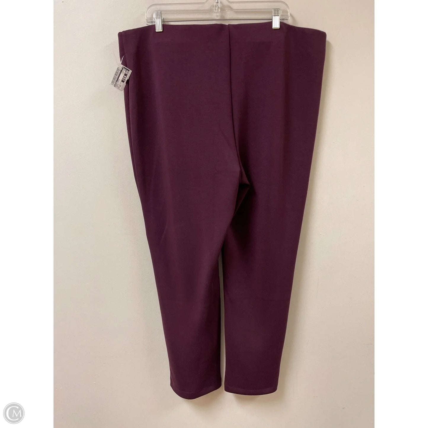 Pants Lounge By Chicos In Maroon, Size: 20