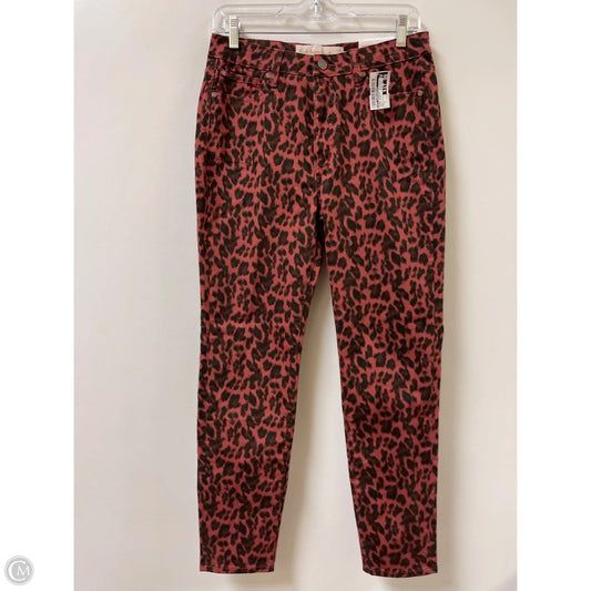 Jeans Straight By Soft Surroundings In Animal Print, Size: 8