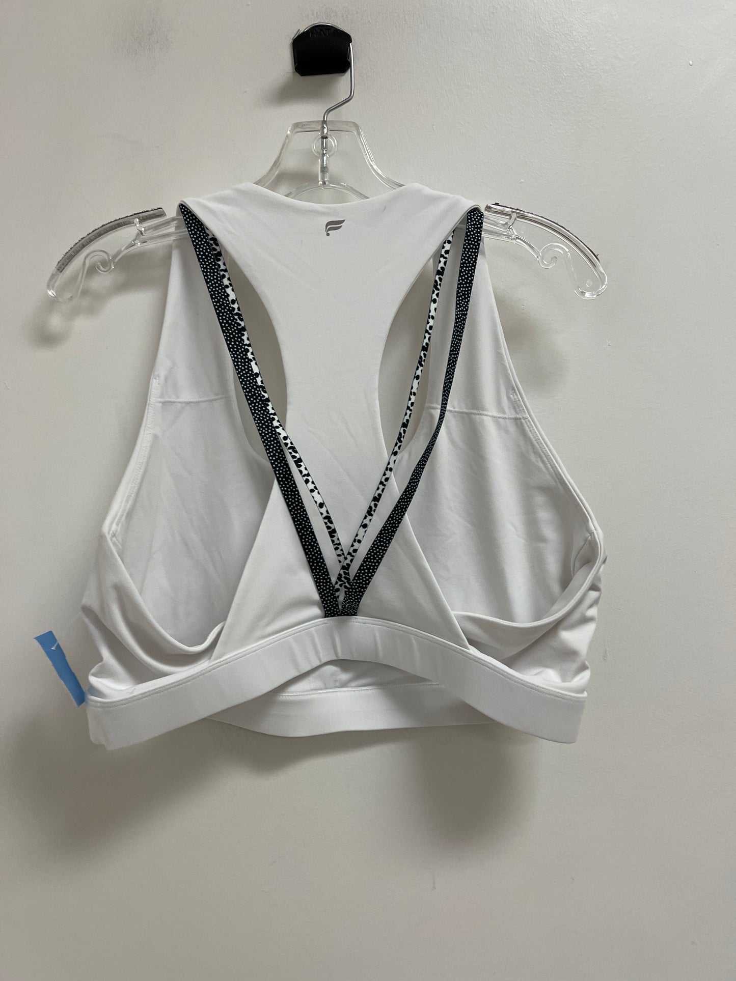 Athletic Bra By Fabletics In White, Size: 2x