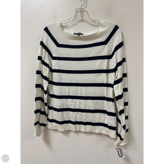 Top Long Sleeve By Adrianna Papell In White, Size: Xs