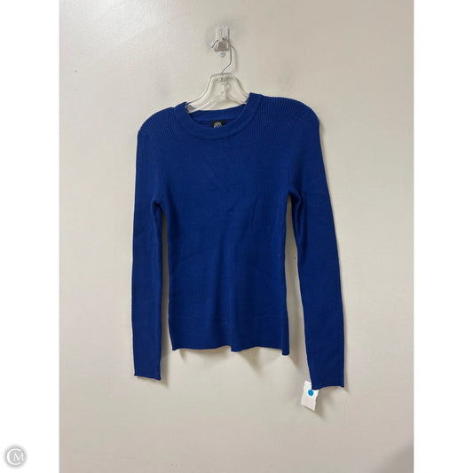 Top Long Sleeve By Bobeau In Blue, Size: S