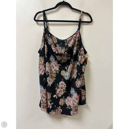 Top Sleeveless By Torrid In Floral Print, Size: 2x