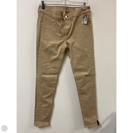 Jeans Skinny By Rag And Bone In Tan, Size: 8