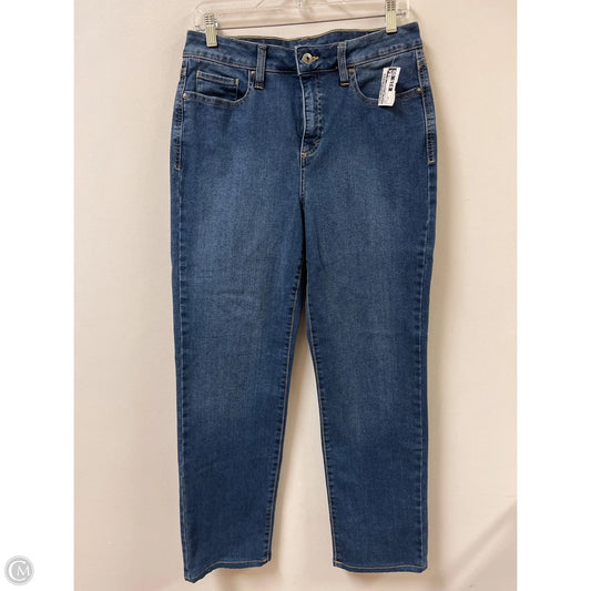 Jeans Straight By Style And Company In Blue Denim, Size: 10