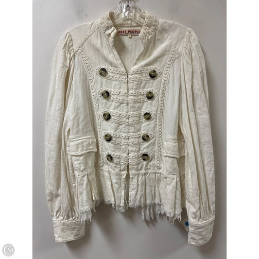 Blazer By Free People In Cream, Size: Xs