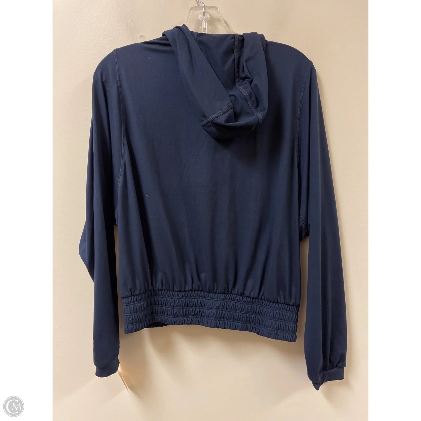 Athletic Jacket By Clothes Mentor In Navy, Size: M