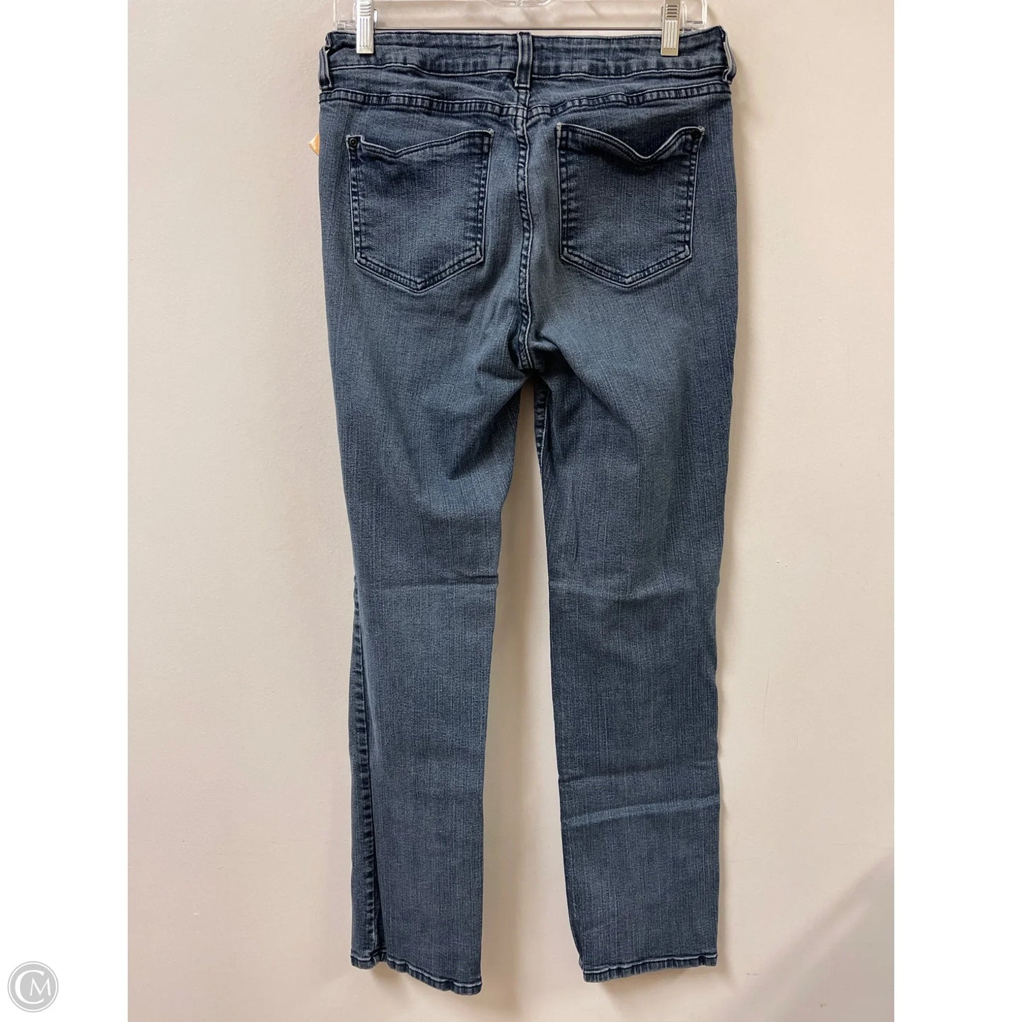 Jeans Straight By Not Your Daughters Jeans In Blue Denim, Size: 10