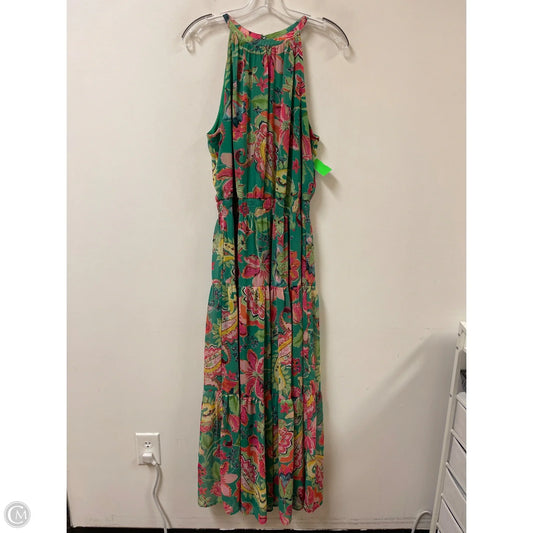 Dress Casual Maxi By Tahari In Green, Size: L