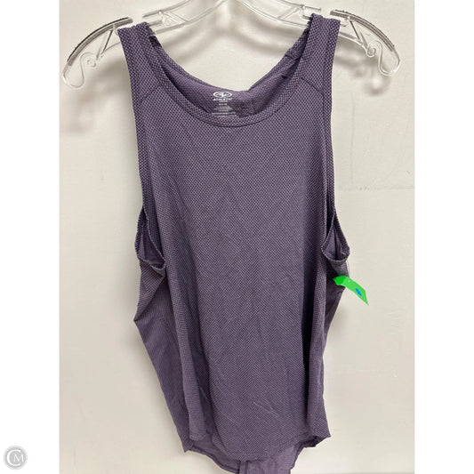 Athletic Tank Top By Athletic Works In Purple, Size: M