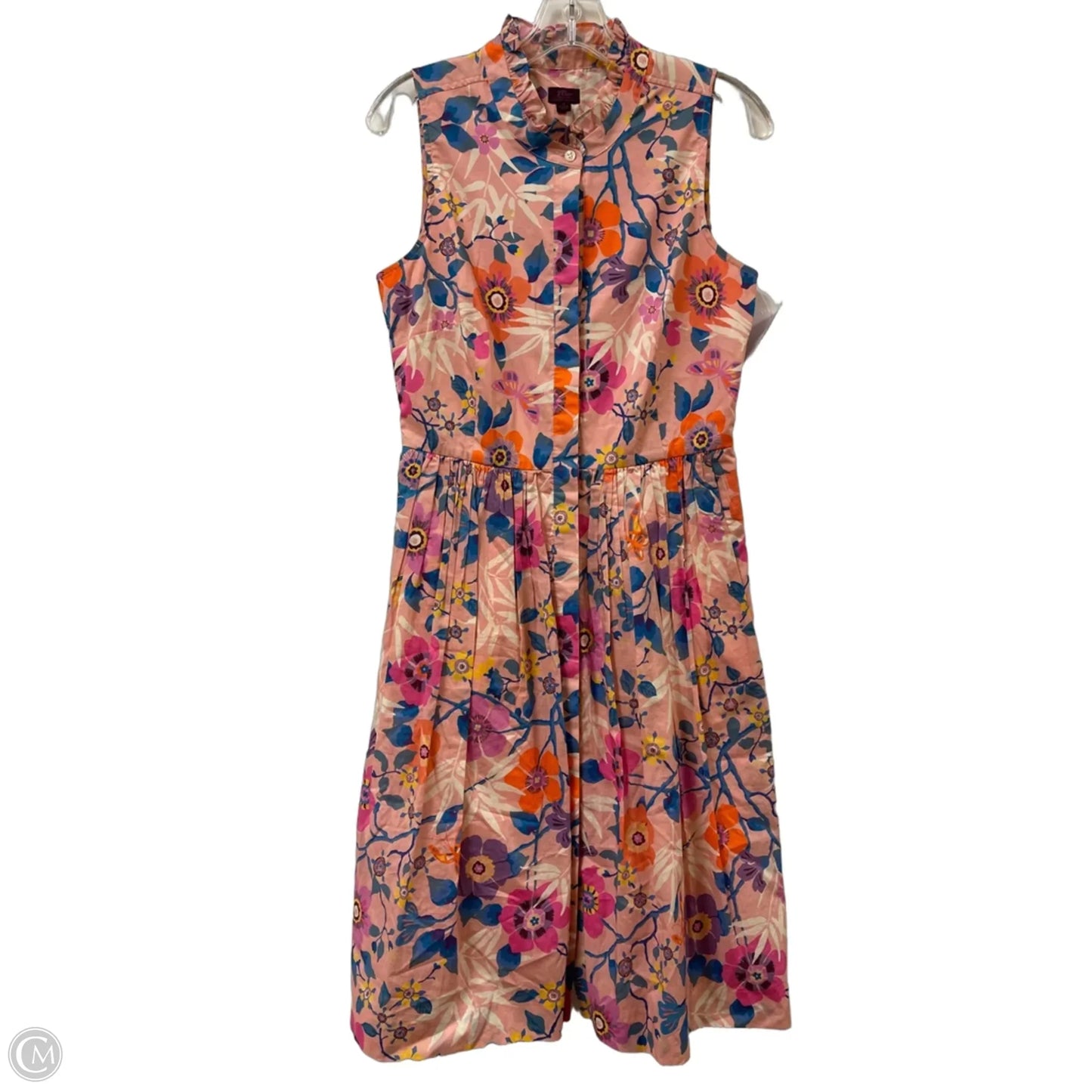 Dress Casual Midi By J. Crew In Floral Print, Size: 4