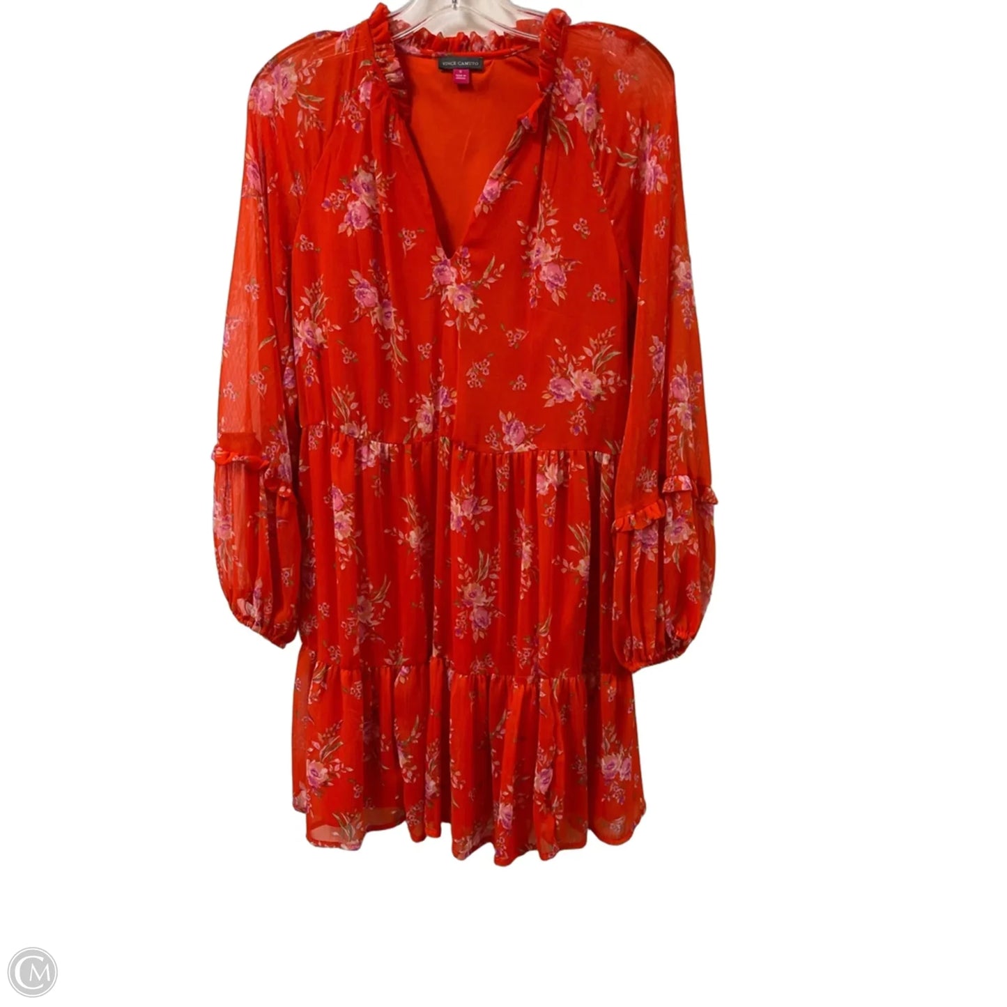 Dress Casual Short By Vince Camuto In Orange, Size: S