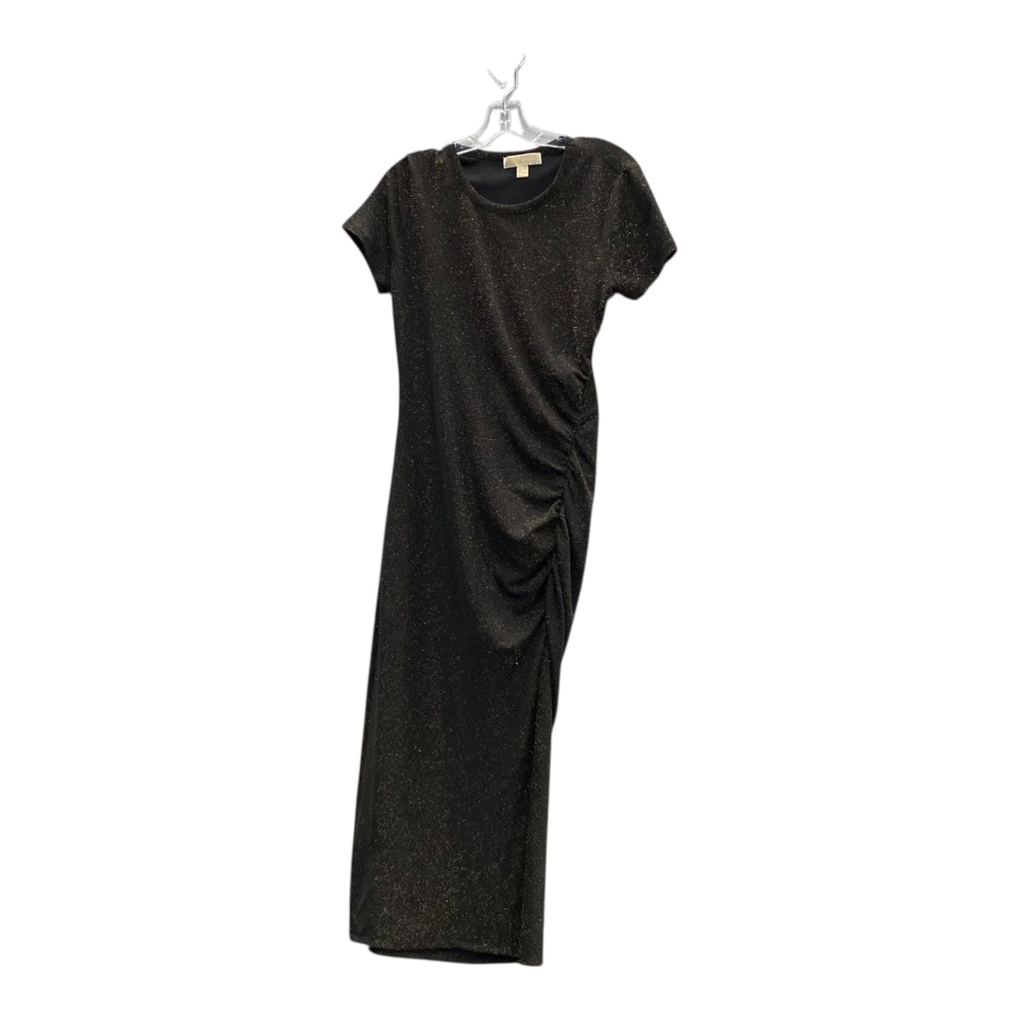 Dress Party Long By Michael By Michael Kors In Black & Gold, Size:M