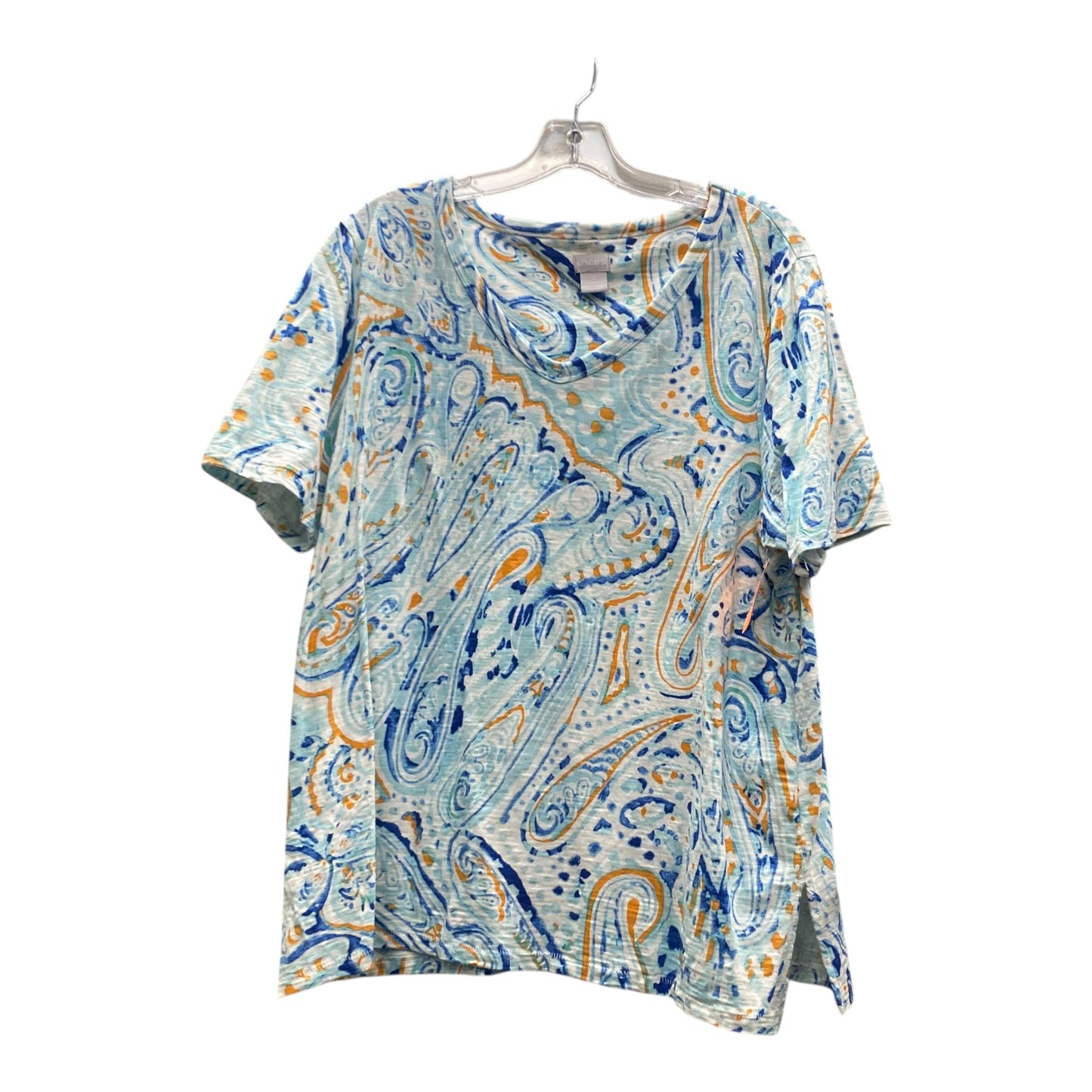 Top Ss By Chicos In Blue, Size:Xl