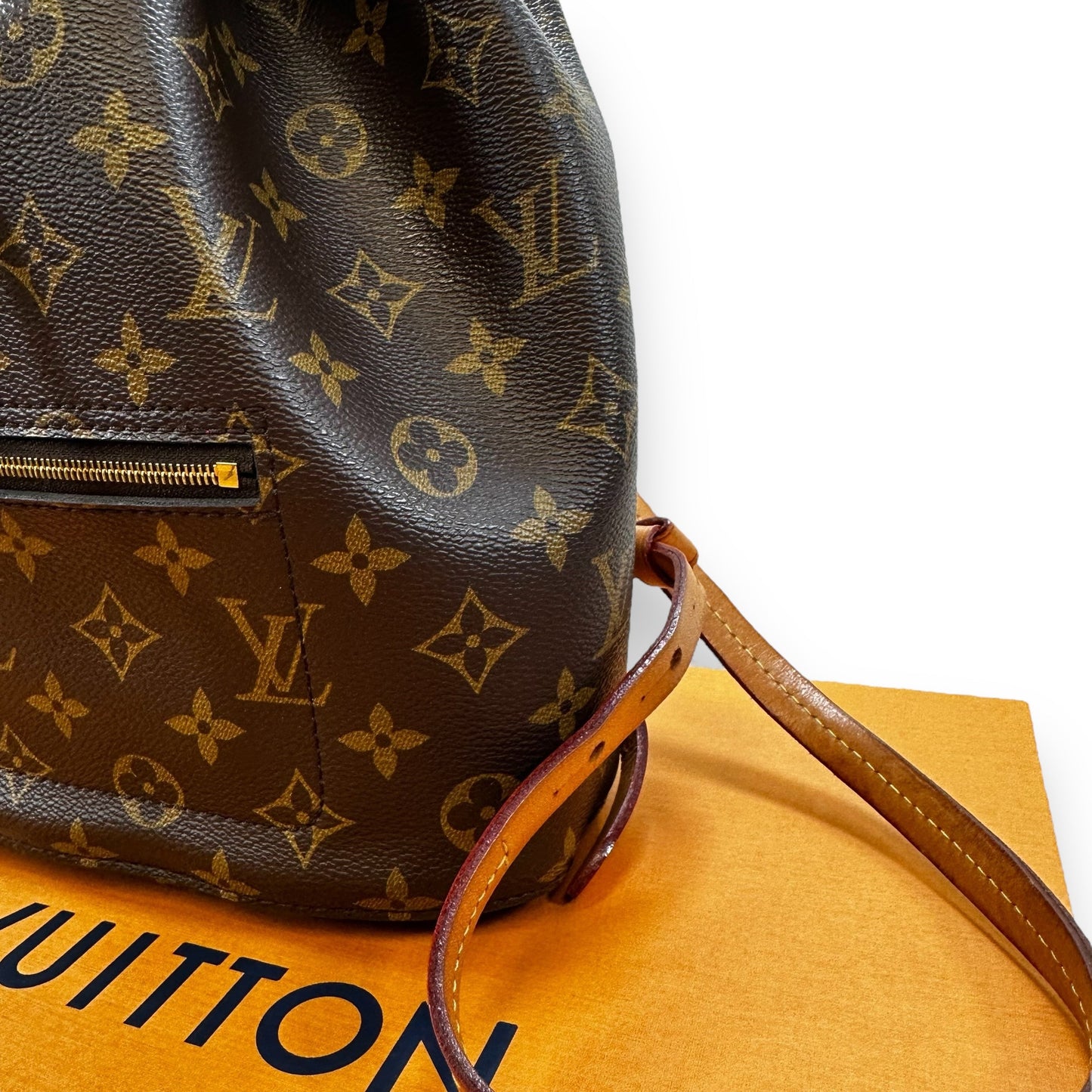 Monogram Montsouris NM Backpack Designer By Louis Vuitton, Size: Small