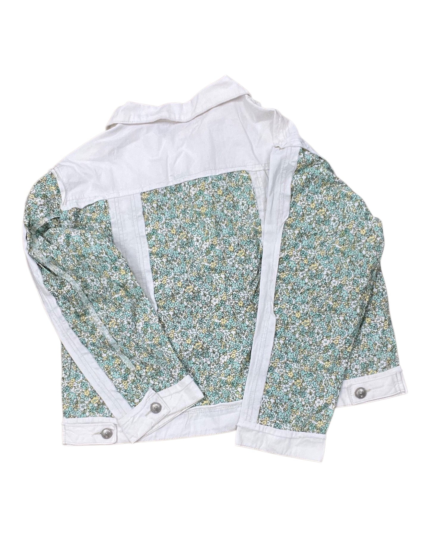Jacket Other By Pol In Green & White, Size:S
