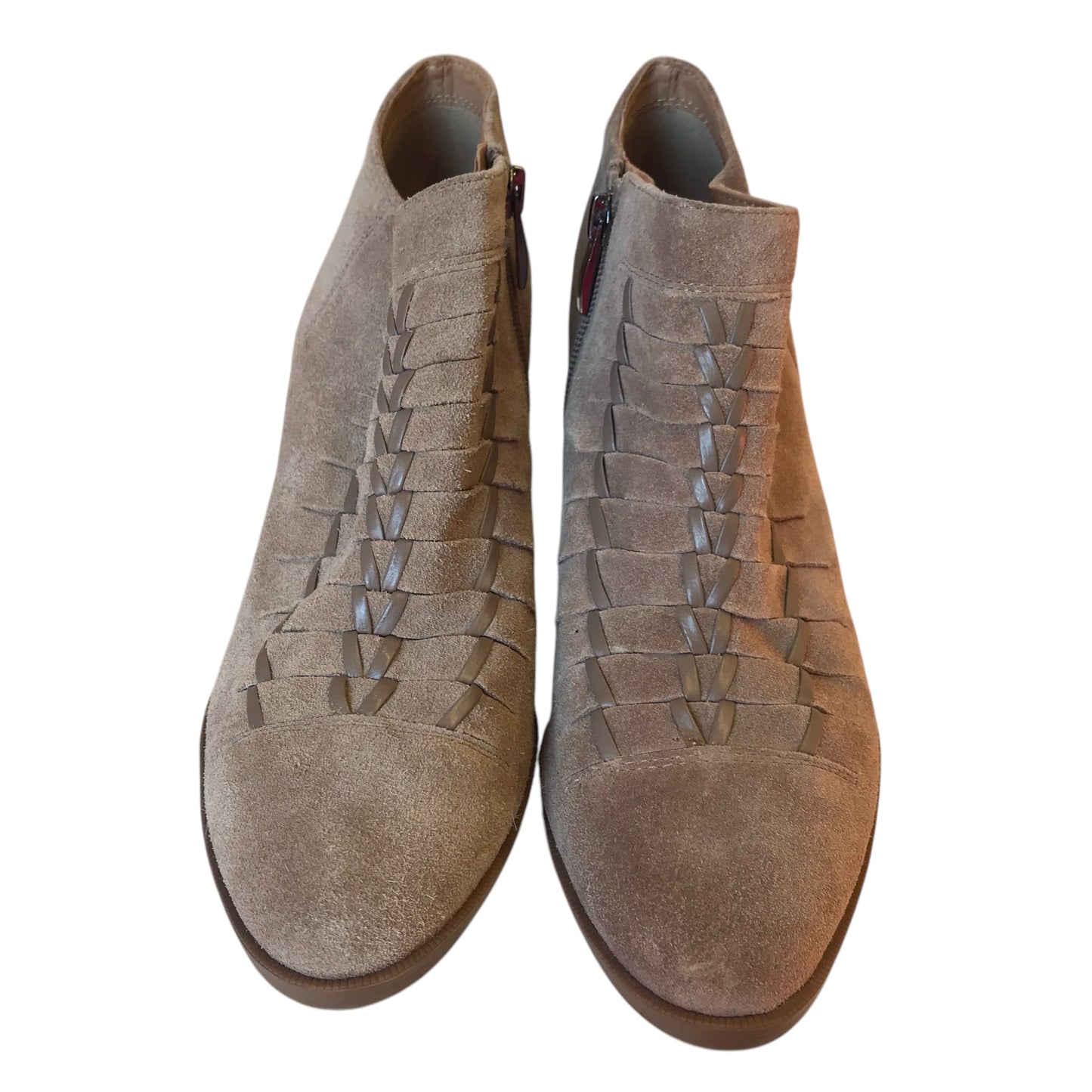 Boots Ankle Heels By Franco Sarto In Tan, Size:9