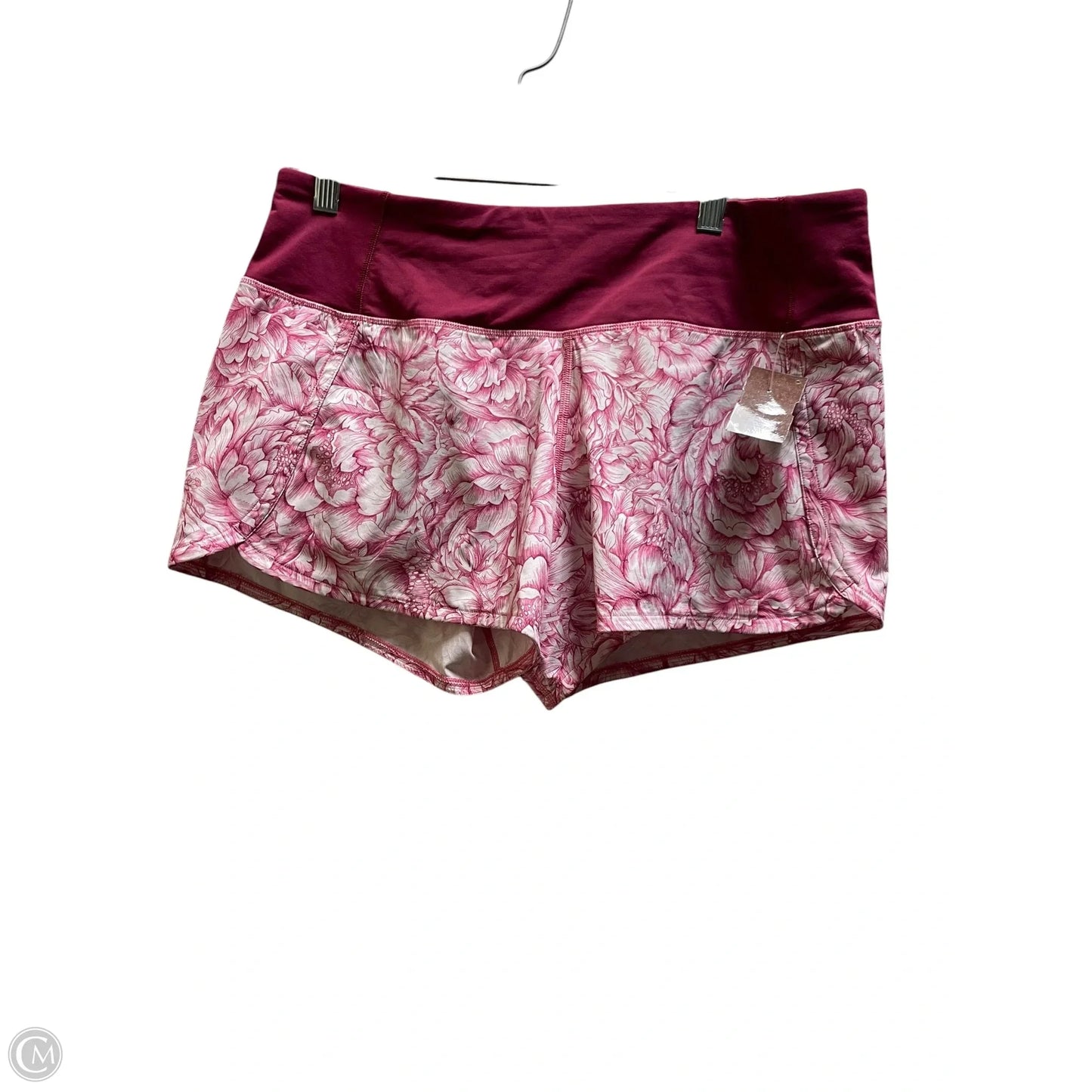 Athletic Shorts By Lululemon In Pink, Size: 6