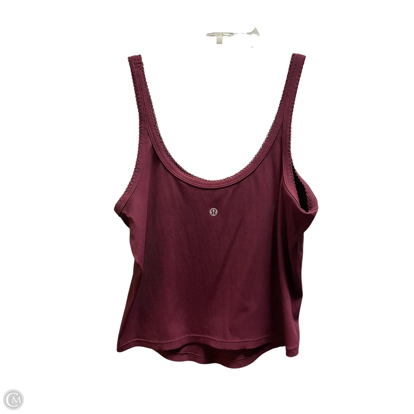 Athletic Tank Top By Lululemon In Maroon, Size: S