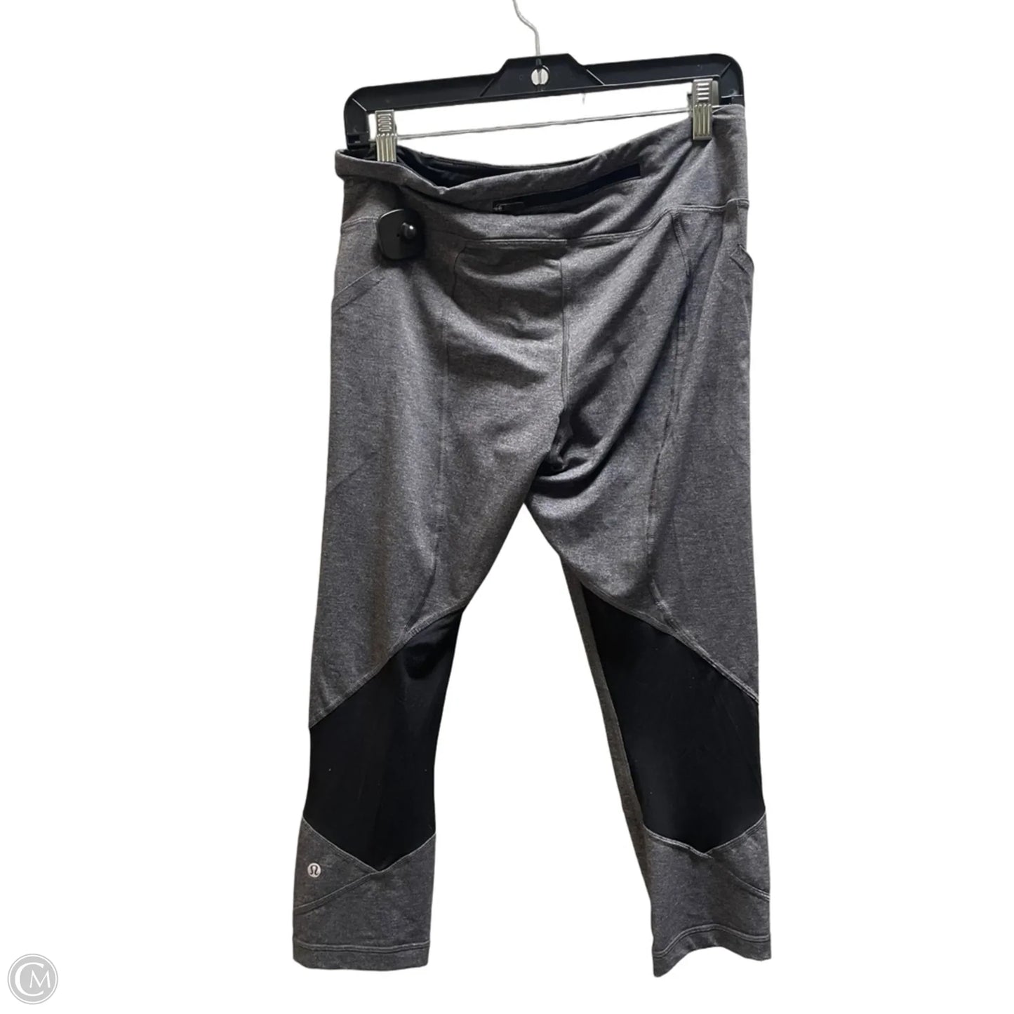 Athletic Capris By Lululemon In Grey, Size: 10