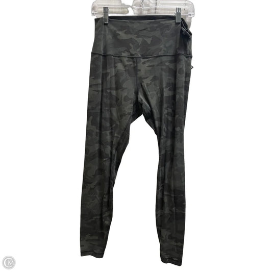 Athletic Leggings By Lululemon In Green, Size: S